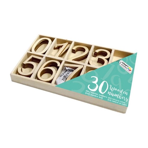 [862604] RMS NÚMEROS DE MADERA CRAFT SENSATIONS