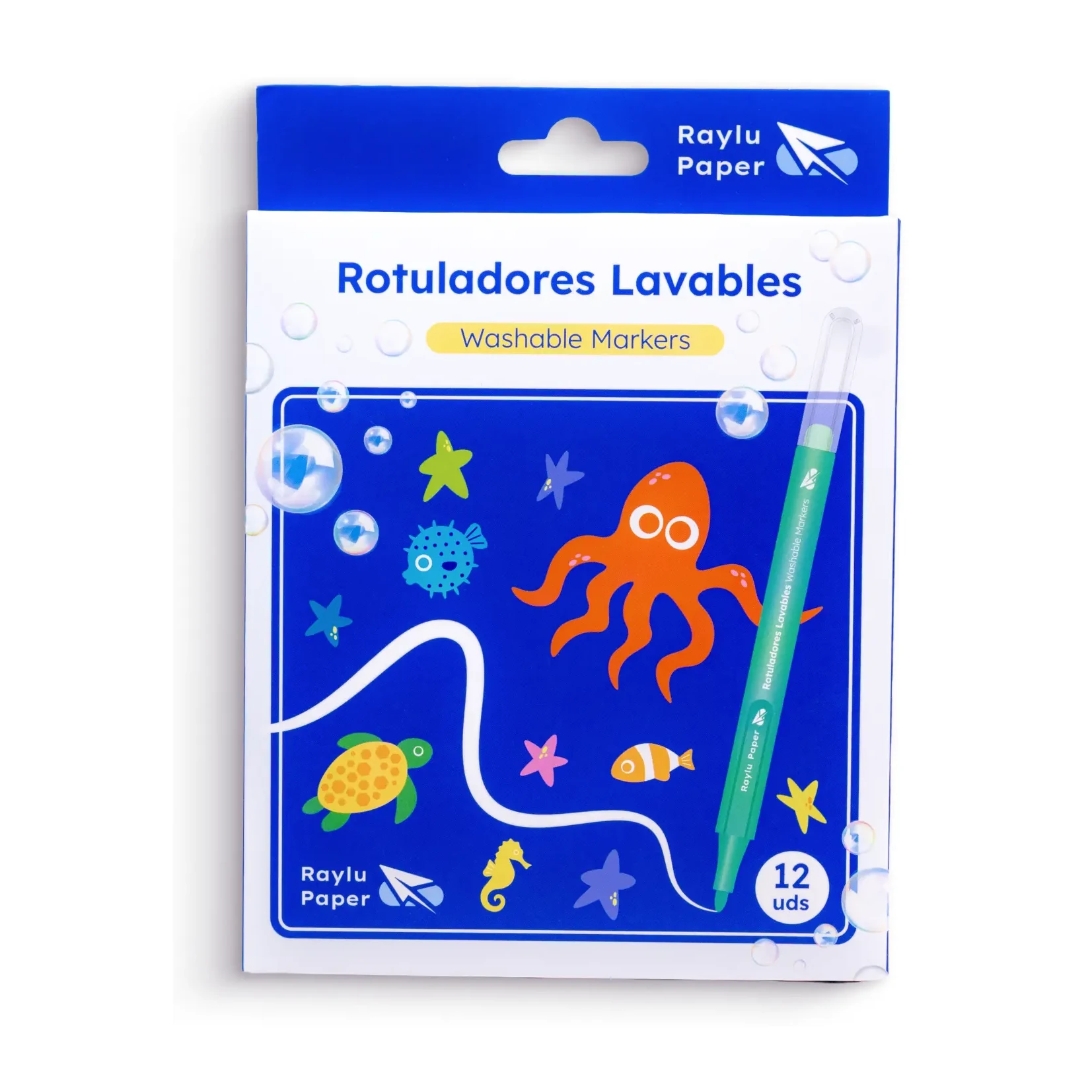 [630562] ROTULADORES TRI-FLOW 12 COLORES RAYLU