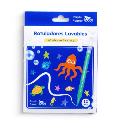 [630562] ROTULADORES TRI-FLOW 12 COLORES RAYLU