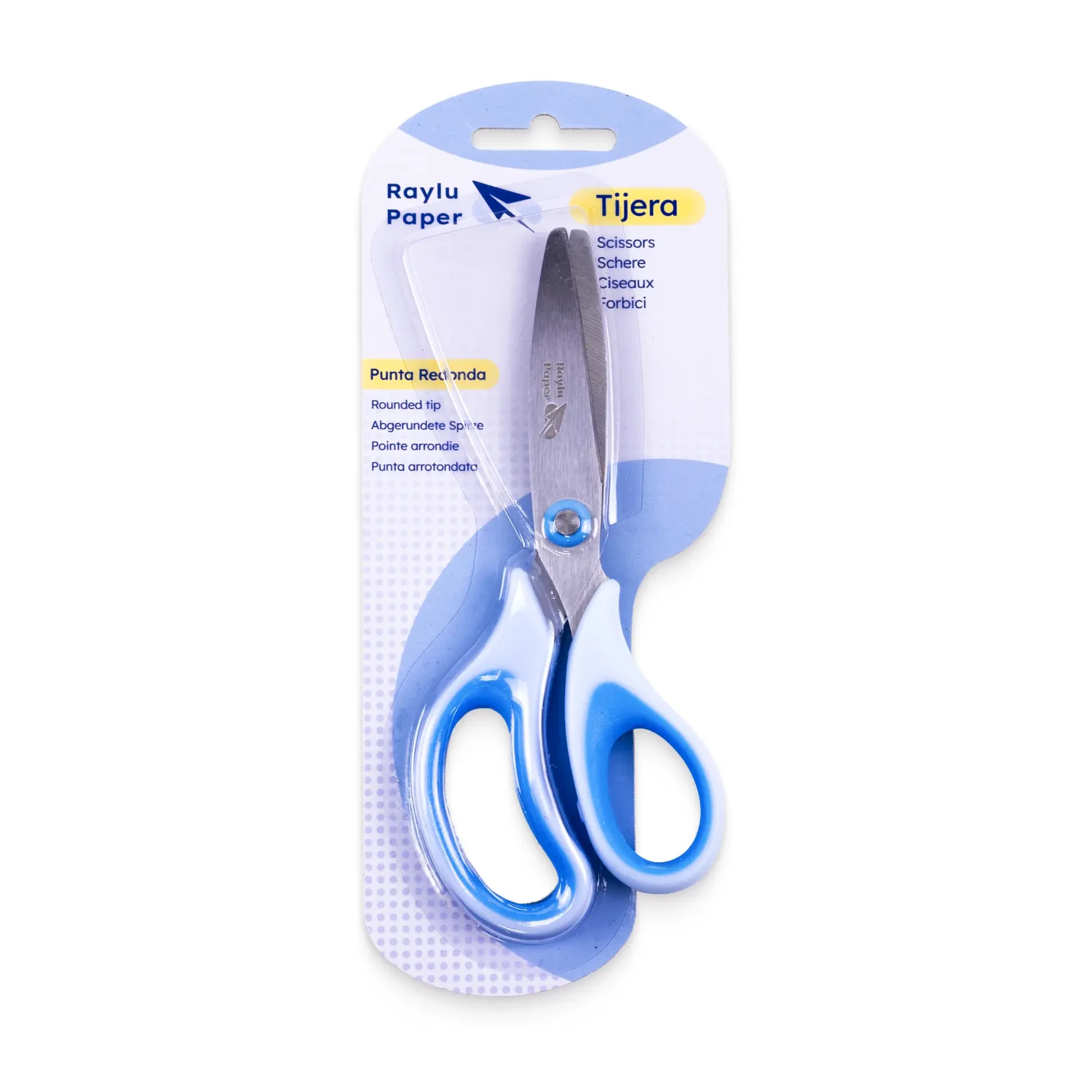 [630959] TIJERA ERGO CUT 14 CM RAYLU AZUL