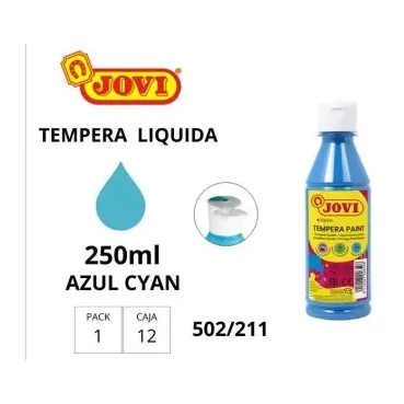 [630262] TEMPERA JOVI 250GR AZUL CYAN 