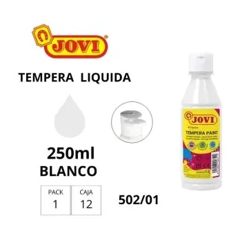 [630242] TEMPERA JOVI 250GR BLANCO 