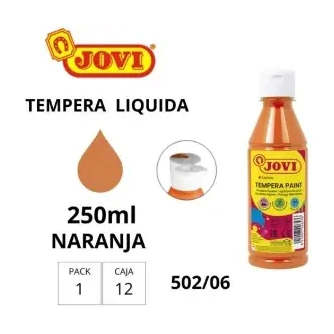 [630244] TEMPERA JOVI 250GR NARANJA 