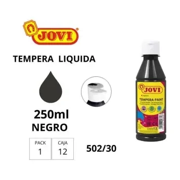 [630268] TEMPERA JOVI 250GR NEGRO 