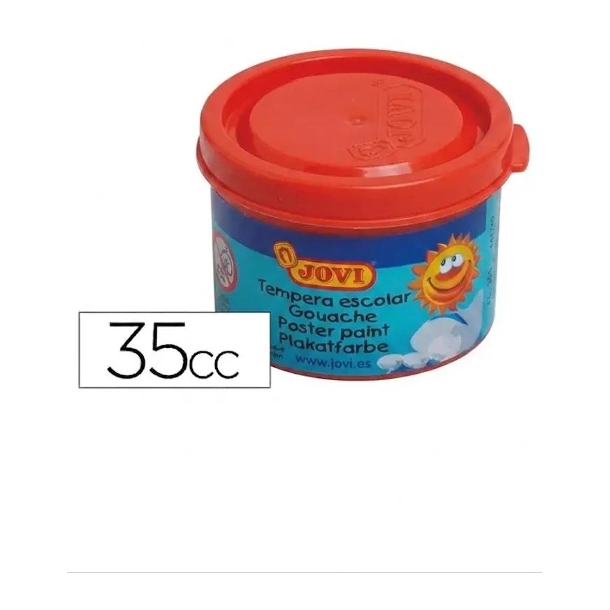 [630070] TÉMPERA JOVI ESCOLAR 35CC BERMELLON
