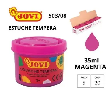 [630072] TÉMPERA JOVI ESCOLAR 35CC MAGENTA