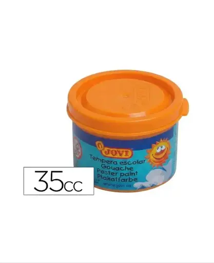 [630074] TÉMPERA JOVI ESCOLAR 35CC NARANJA
