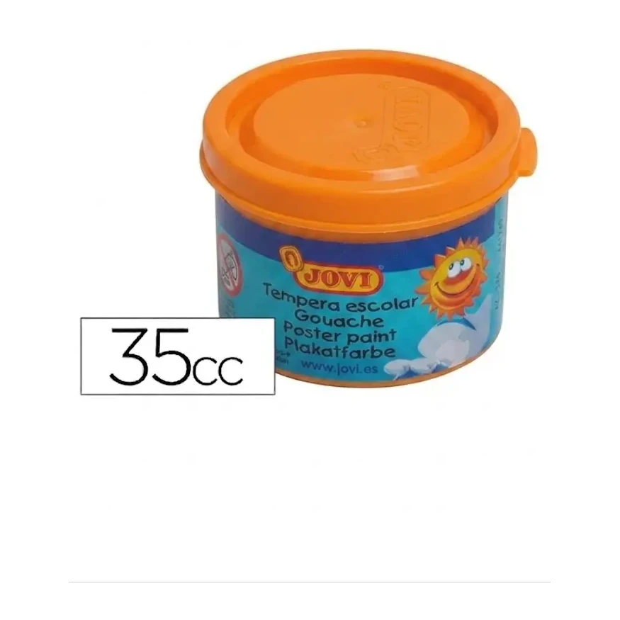 [630074] TÉMPERA JOVI ESCOLAR 35CC NARANJA