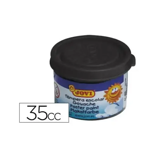 [630075] TÉMPERA JOVI ESCOLAR 35CC NEGRO