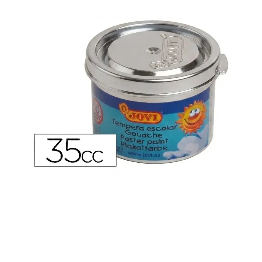 [630748] TÉMPERA JOVI ESCOLAR 35CC PLATA