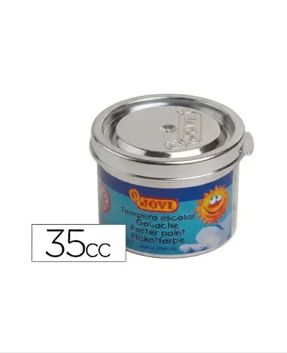 [630748] TÉMPERA JOVI ESCOLAR 35CC PLATA