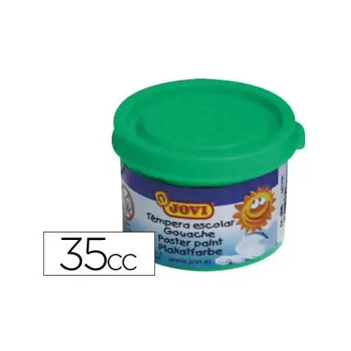 [630077] TÉMPERA JOVI ESCOLAR 35CC VERDE MEDIO