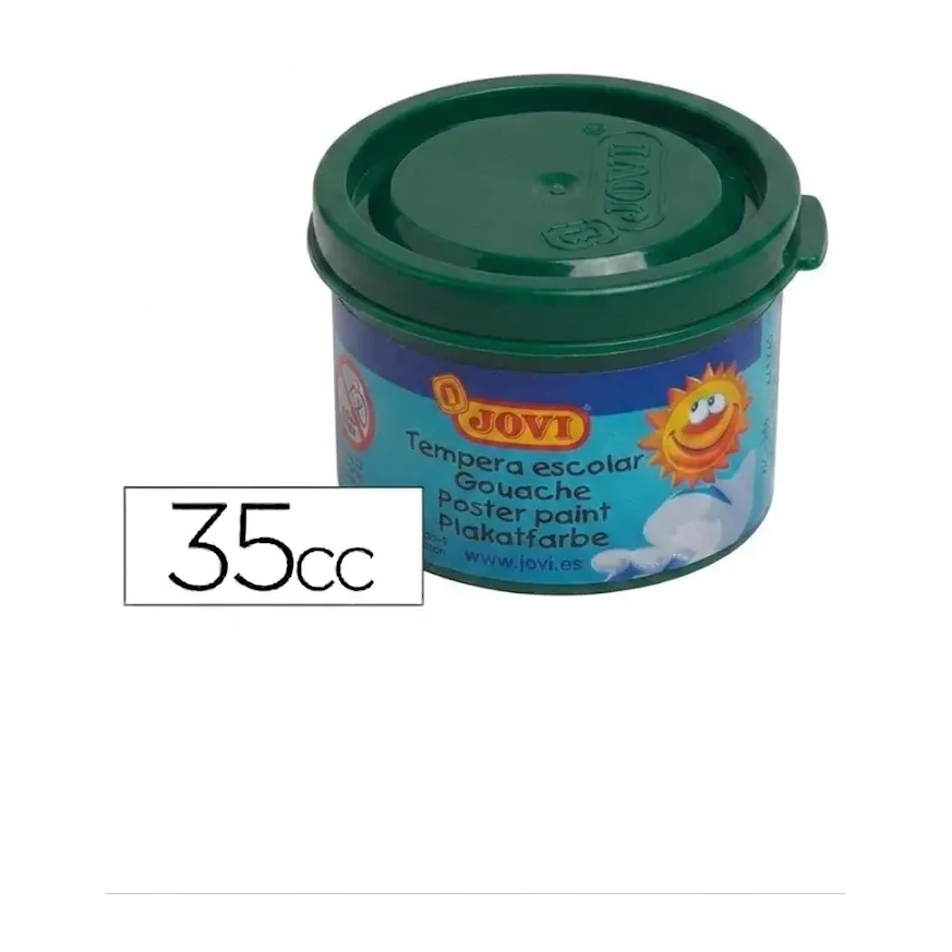 [630078] TÉMPERA JOVI ESCOLAR 35CC VERDE OSCURO