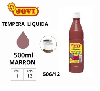 [630237] TÉMPERA JOVI 500GR MARRON