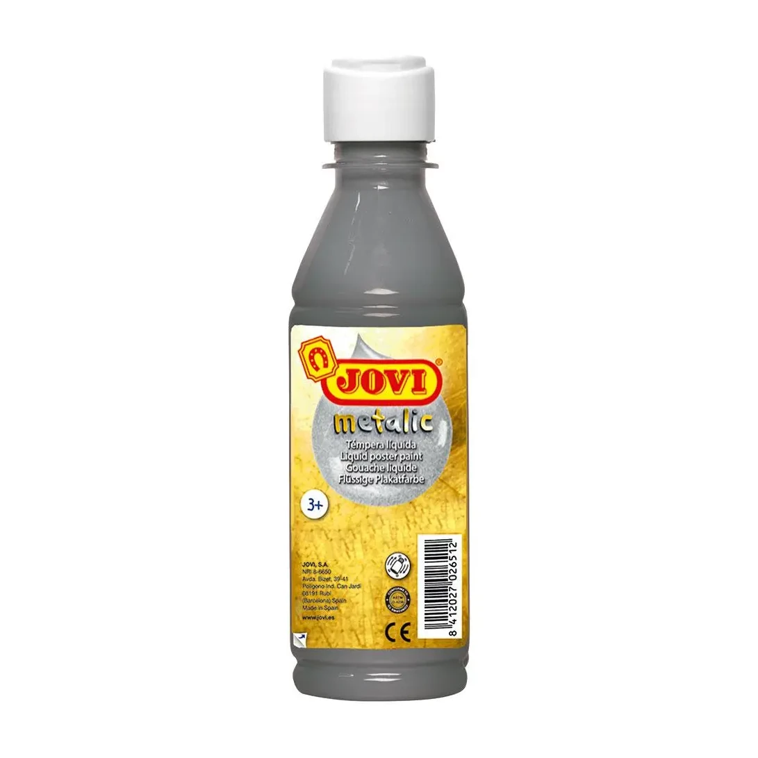 [649839] TÉMPERA JOVI 500GR PLATA