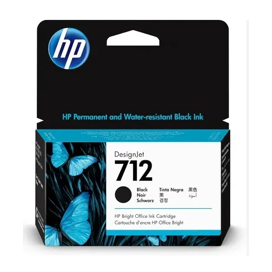 [130350] HP CARTUCHO Nº 712 NEGRO 3ED70A
