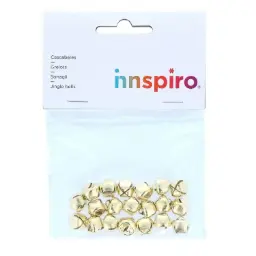 CASCABELES COLOR ORO 12 MM (BOLSA 20 UDS)