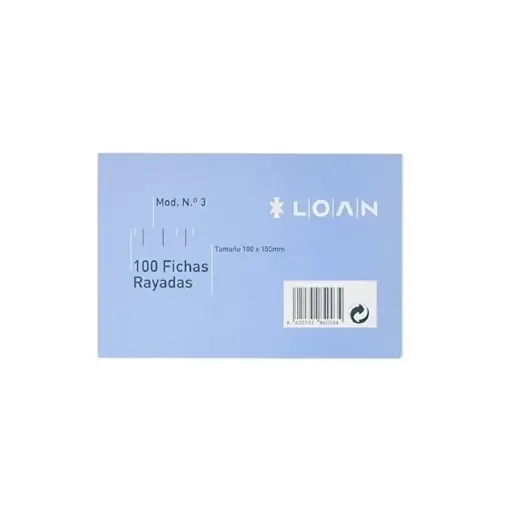 [180319] FICHAS RAYADAS LOAN 100 X 150 MM Nº3