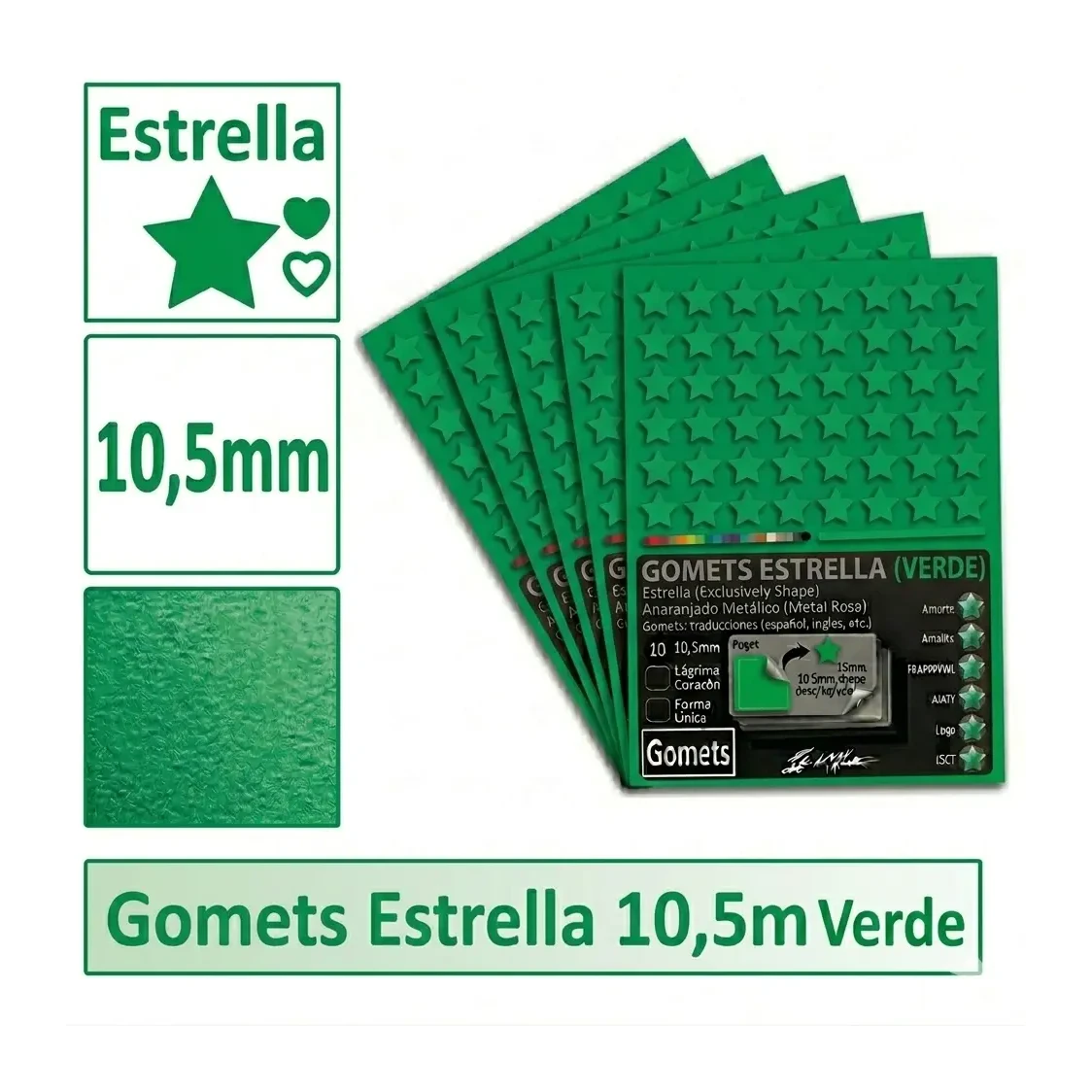 [826043] GOMETS ESTRELLA VERDE