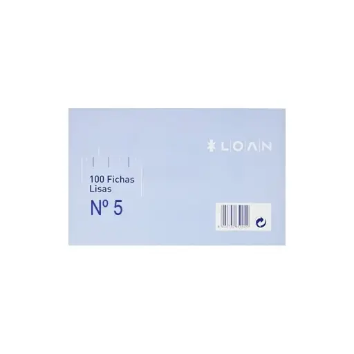 [180321] FICHAS RAYADAS LOAN 160 X 220 MM Nº5 