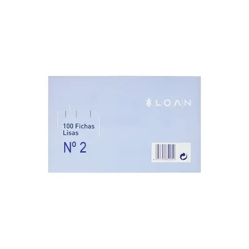 [180318] FICHAS RAYADAS LOAN 75 X 125 MM Nº2