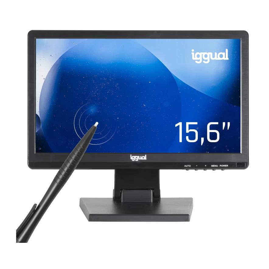 [826098] MONITOR TÁCTIL RESISTIVO IGGUAL 15,6" HD+ 16:9 – MTL15CP