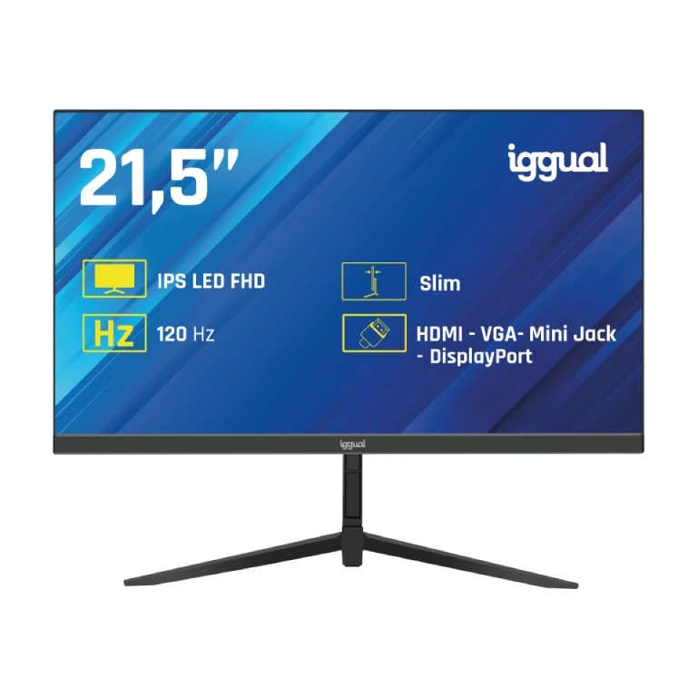 [826101] MONITOR IGGUAL 21,5" IPS 1 MS FHD 100 HZ VGA HDMI DP – ML21S