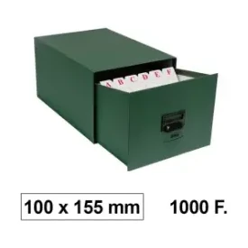 [180332] FICHERO KARMAN CARTÓN 100 X 150 MM PARA 1000 FICHAS Nº3