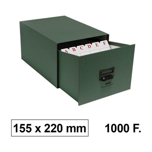 [180333] FICHERO KARMAN CARTÓN 155 X 220MM PARA 1000 FICHAS Nº4
