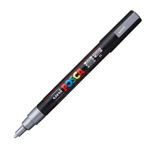[122027] ROTULADOR POSCA PC-3M PLATA