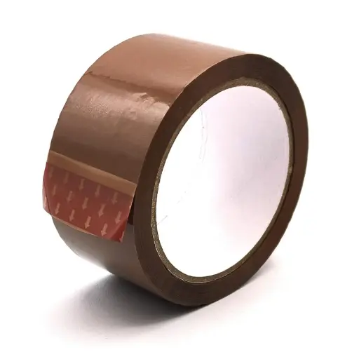 [040014] CINTA DE PRECINTO MARRON RAYLU 50MM×66M 45µm 
