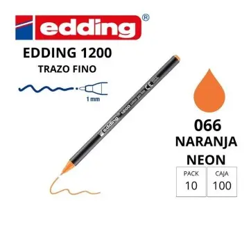 [119384] ROTULADOR EDDING 1200 NARANJA NEON