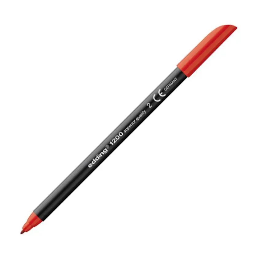 [080206] ROTULADOR EDDING 1200 ROJO