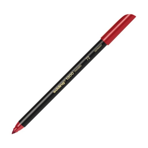[119259] ROTULADOR EDDING 1200 ROJO METALICO