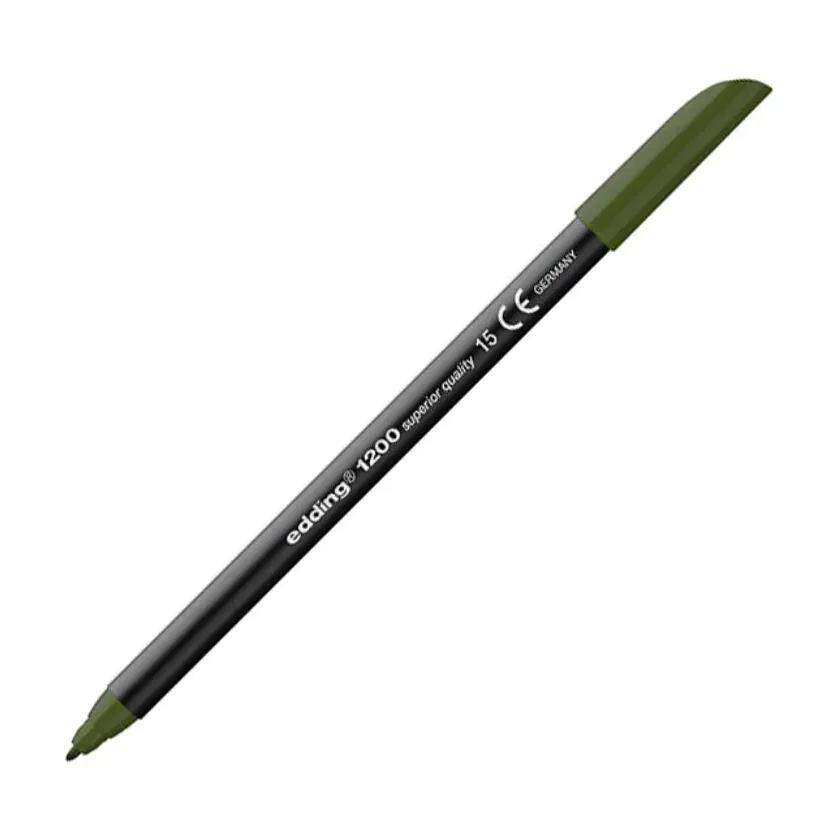 [119377] ROTULADOR EDDING 1200 VERDE OLIVA