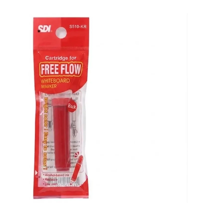 [825476] RECAMBIO ROJO ROTULADOR FREE FLOW