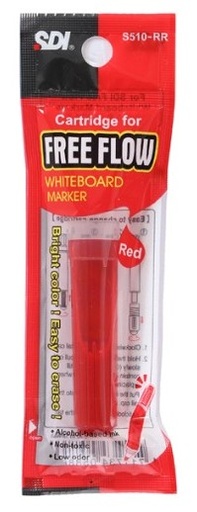 [825476] RECAMBIO ROJO ROTULADOR FREE FLOW