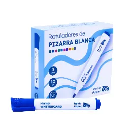 ROTULADOR DE PIZARRA BLANCA AZUL RAYLU FLOW 
