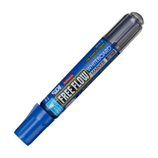 [825472] ROTULADOR FREE FLOW AZUL RECARGABLE PARA PIZARRA BLANCA