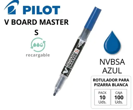 [120101] ROTULADOR PILOT V-BOARD MASTER S PIZARRA BLANCA AZUL