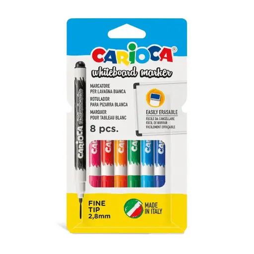 [498335] ROTULADORES PIZARRA CARIOCA 8 COLORES