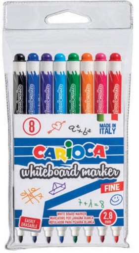 [498335] ROTULADORES PIZARRA CARIOCA 8 COLORES