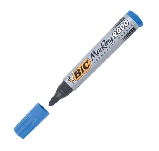 [140262] ROTULADOR BIC PERMANENTE MARKING 2000 AZUL PUNTA CONICA
