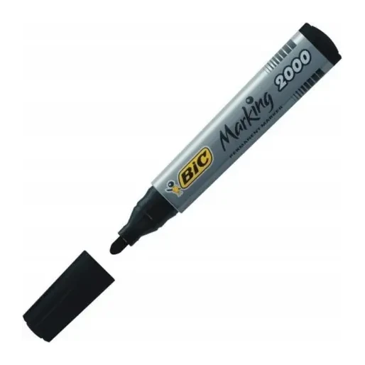 [140261] ROTULADOR BIC PERMANENTE MARKING 2000 NEGRO PUNTA CONICA