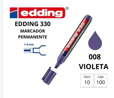 [120128] ROTULADOR EDDING PERMANENTE 330 VIOLETA