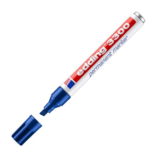 [119075] ROTULADOR EDDING 3300 AZUL PUNTA BISELADA 