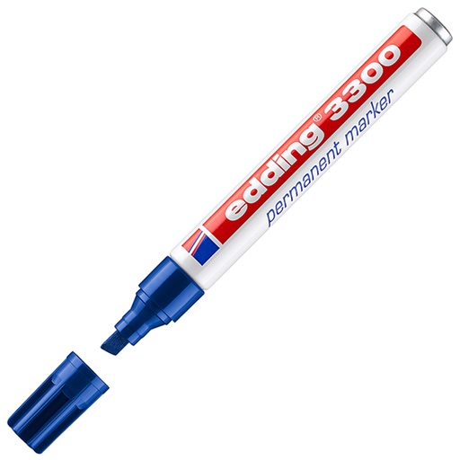 [119075] ROTULADOR EDDING 3300 AZUL PUNTA BISELADA 