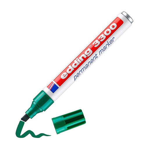 [119077] ROTULADOR EDDING 3300 VERDE PUNTA BISELADA 