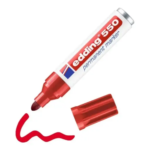 [120416] ROTULADOR EDDING 550 ROJO