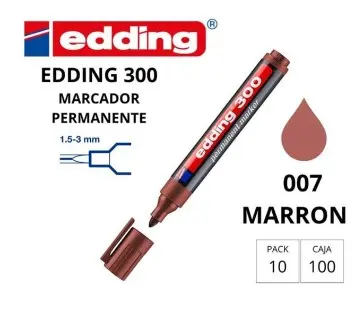[120113] ROTULADOR EDDING PERMANENTE 300 – PUNTA CÓNICA 1,5-3 MM MARRON